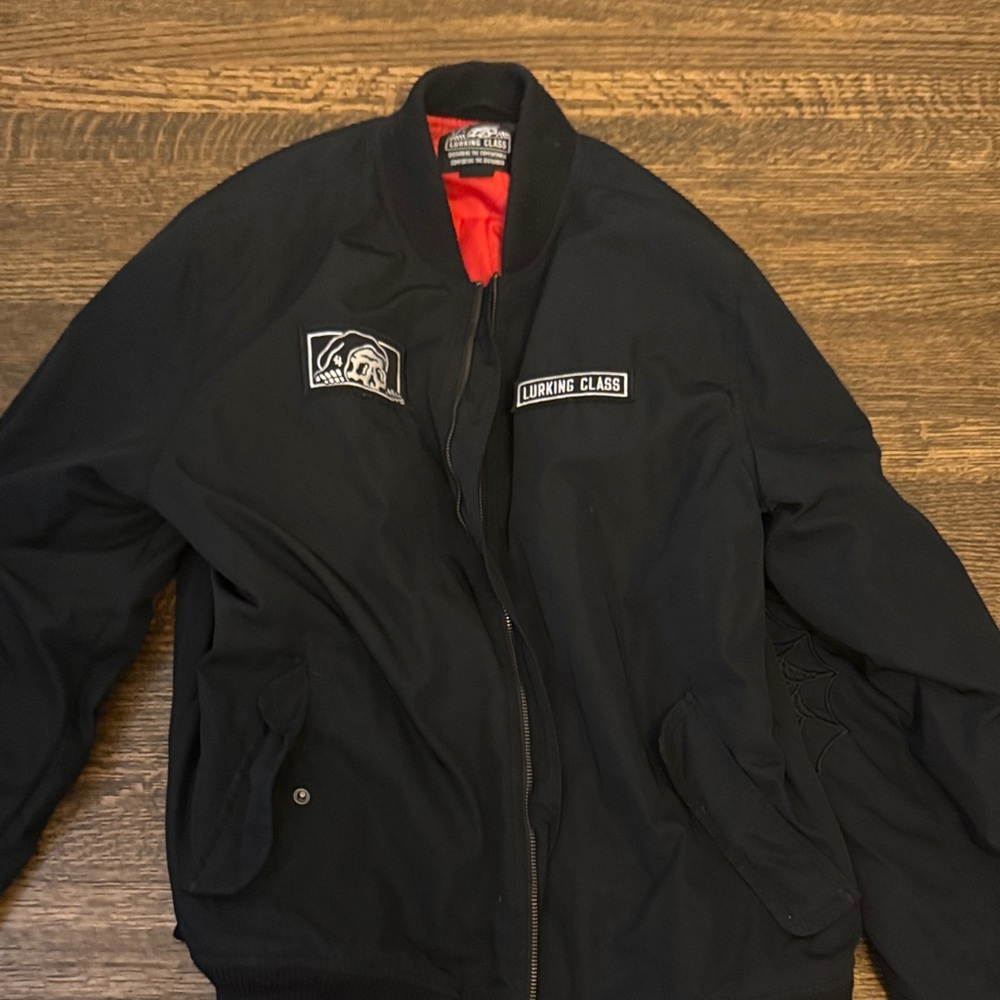 Men’s quilted bomber jacket